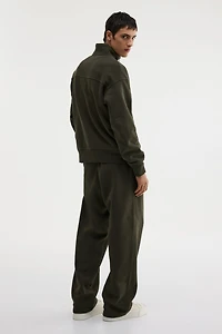 Loose Fit Half-Zip Sweatshirt