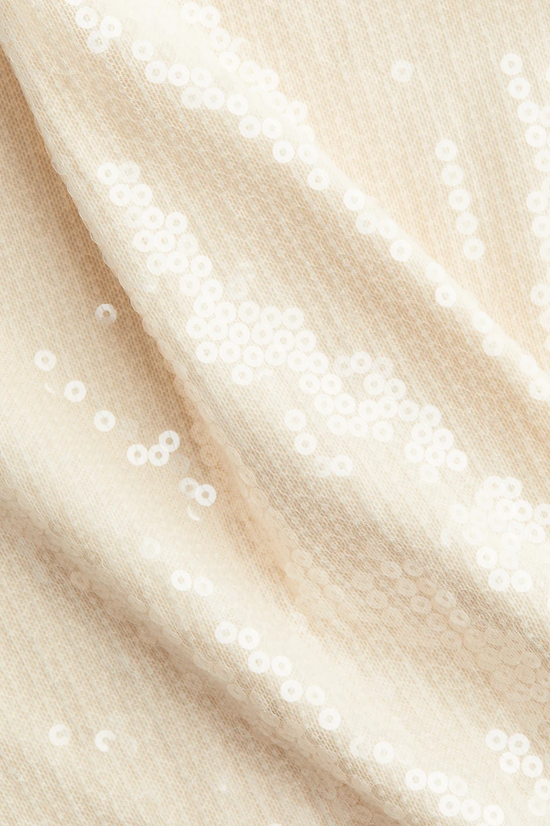 Jupe en voile à sequins