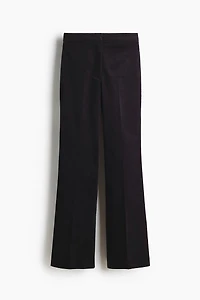 Pantalon évasé en velours