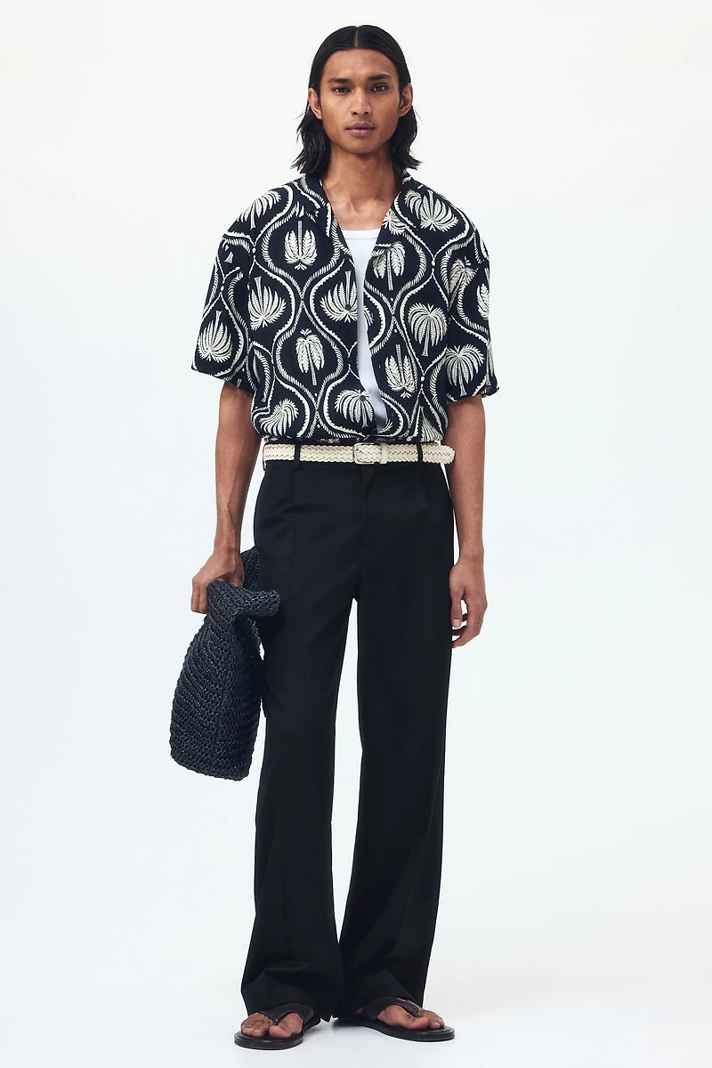 Loose-Fit Tailored Pants