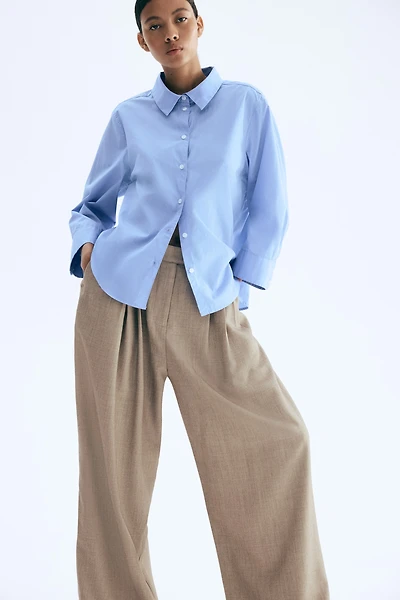 Cotton Poplin Shirt