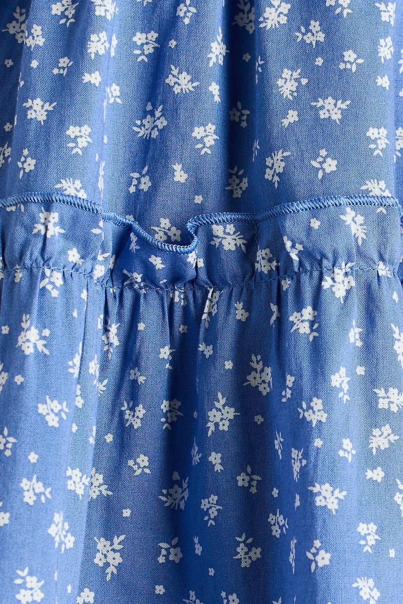 Tiered Cotton Dress