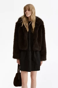 Cropped Fluffy Jacket