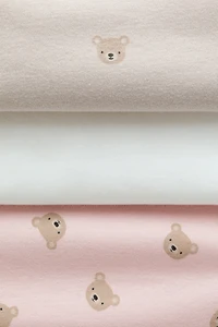 3-Pack Bodysuits with Lap Shoulders