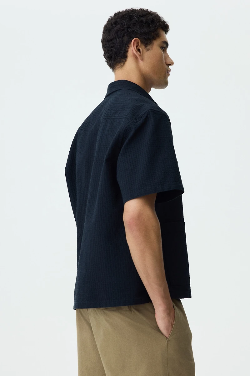 Relaxed-Fit Linen-Blend Shirt