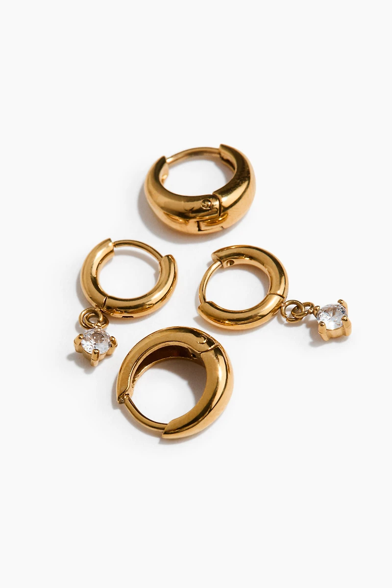 2 Pairs Waterproof Earrings