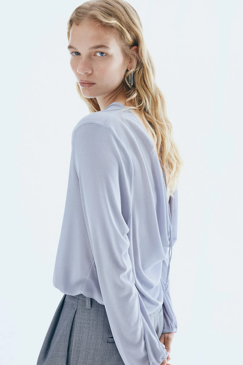 Cowl-Back Top