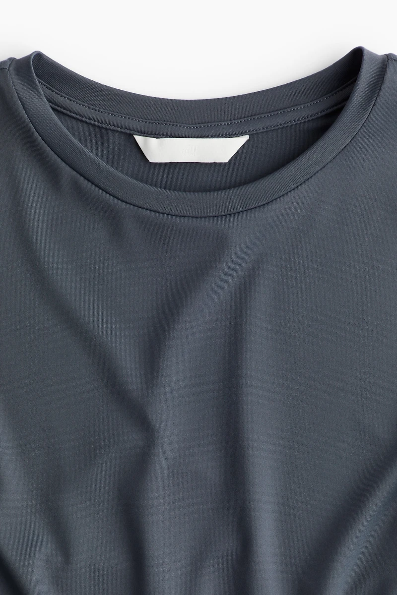 Long-sleeved Microfiber Top