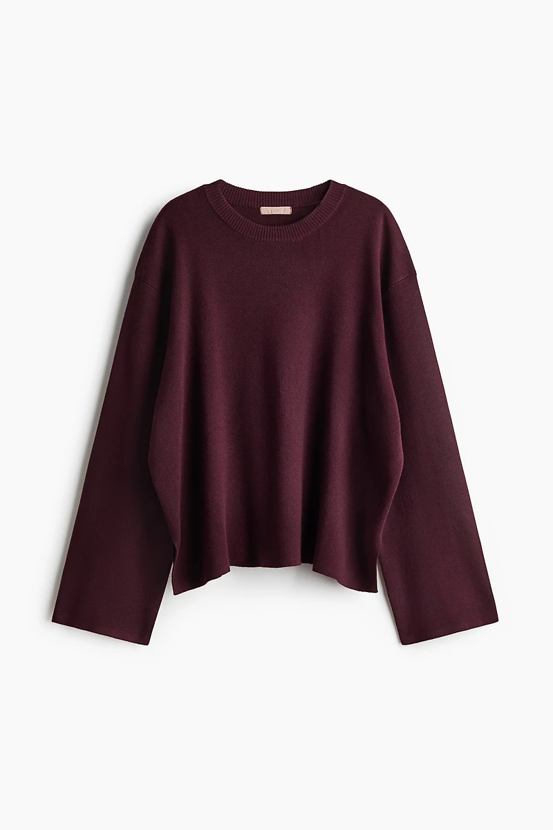 Chandail ample en fin tricot