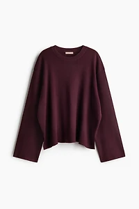Chandail ample en fin tricot