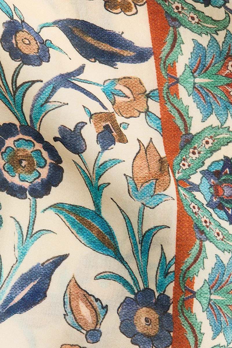 Chemise grande taille imprimée