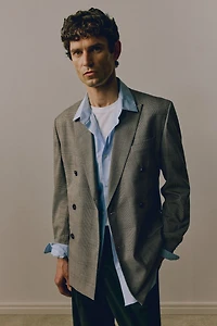 Regular-Fit Double-Breasted Jacket