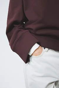 Oversized Cotton Sweatshirt