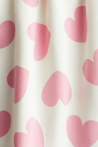 Robe en molleton imprimé