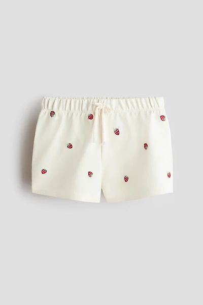Embroidered Sweatshorts