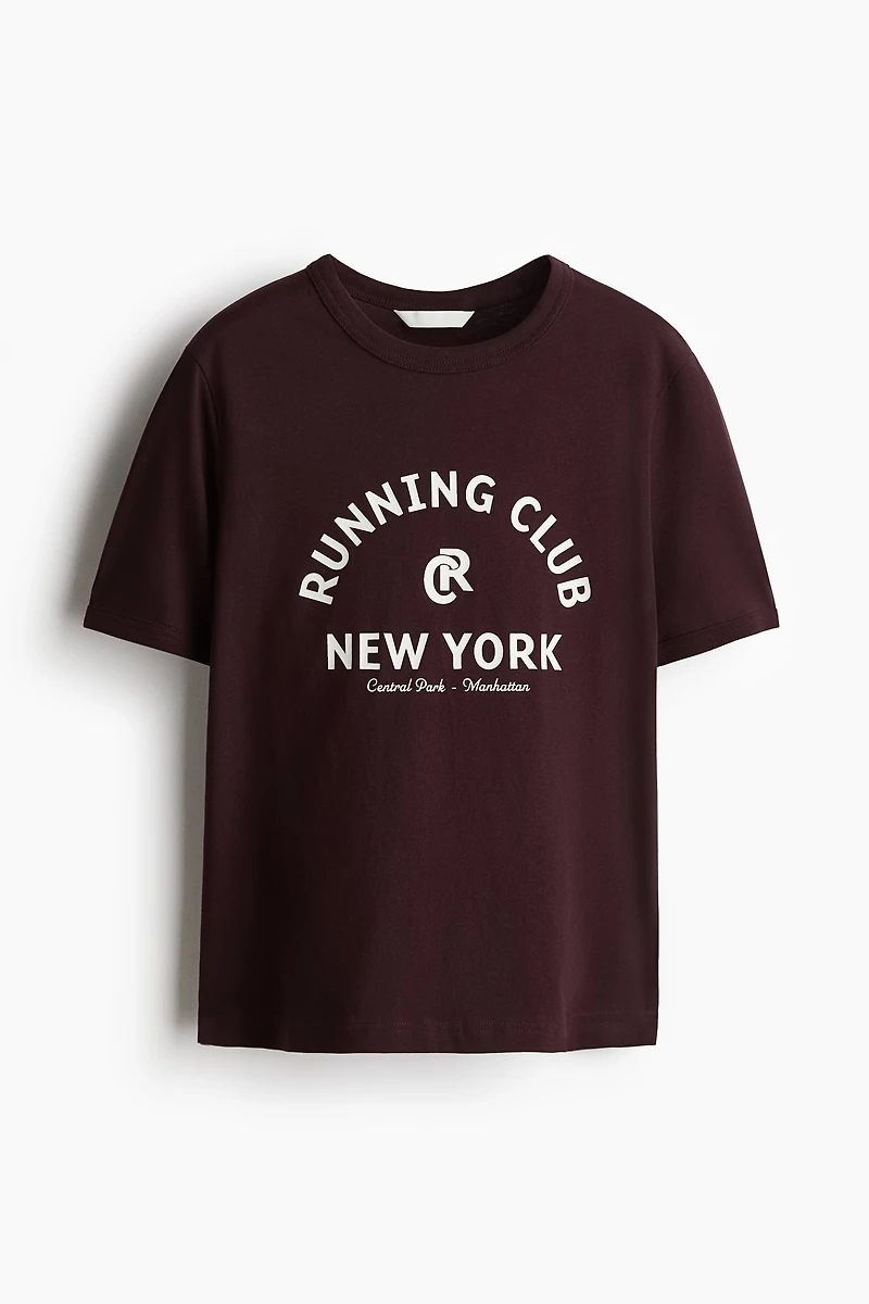 T-Shirt with Printed Motif