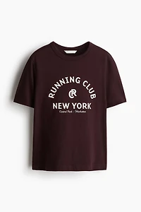 T-Shirt with Printed Motif