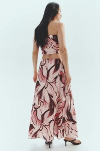 Flared Maxi Skirt