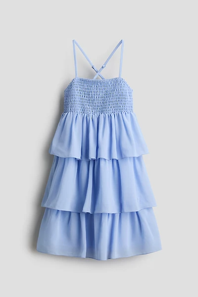Tiered Chiffon Dress
