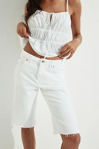 Denim Bermuda Shorts