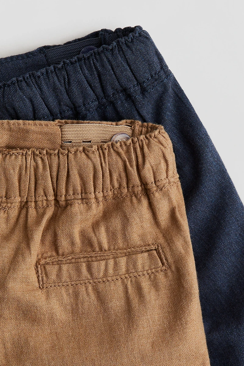 2-pack Fully Lined Cotton Pants