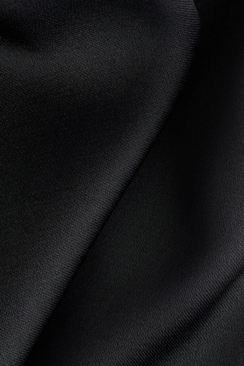 Bow-Detail One-Shoulder Dress