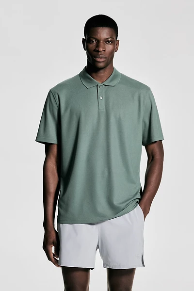 Regular Fit Piqué Sports Shirt