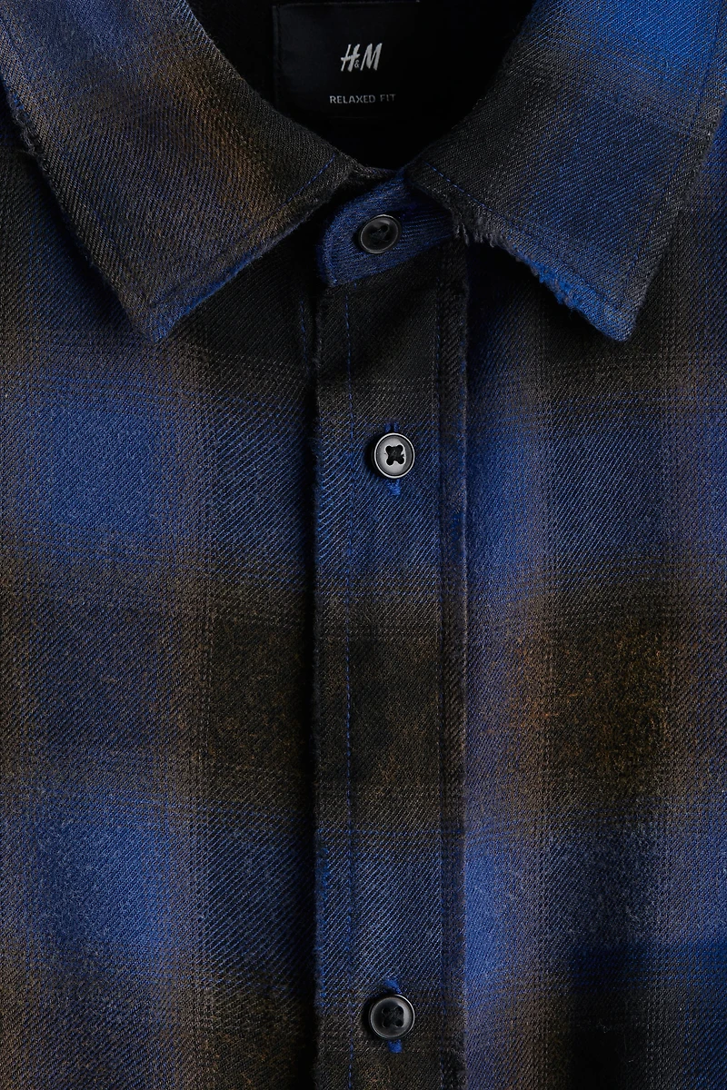 Relaxed-Fit Cotton-Blend Shirt