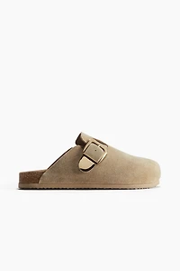 Suede Mules