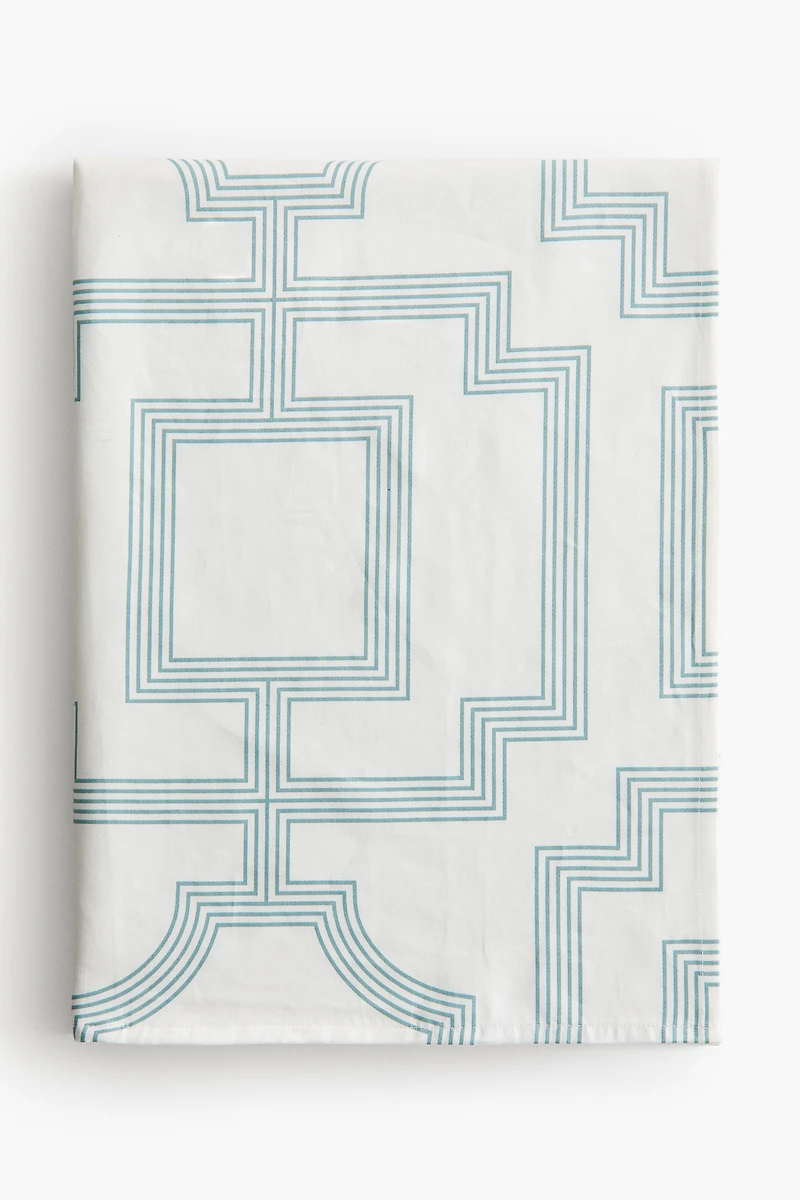 Patterned Cotton Tablecloth