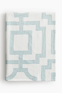 Patterned Cotton Tablecloth