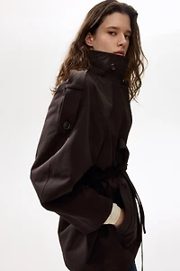 Belted Twill Coat