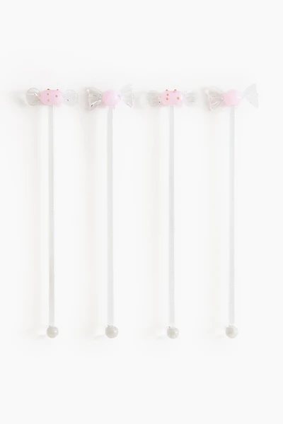 Lot de 4 bâtonnets à cocktail