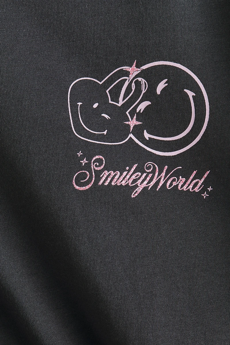 Cotton T-Shirt with Printed Motif