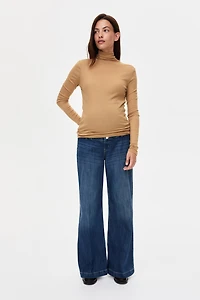 MAMA Wide Leg Jeans