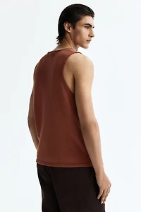 Regular-Fit Knit Tank Top