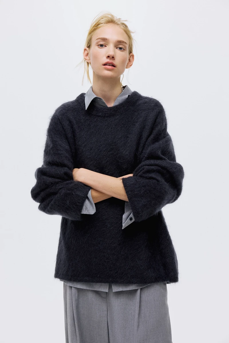 Oversized Mohair-Blend Sweater