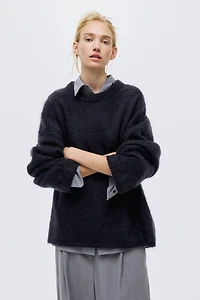 Oversized Mohair-Blend Sweater