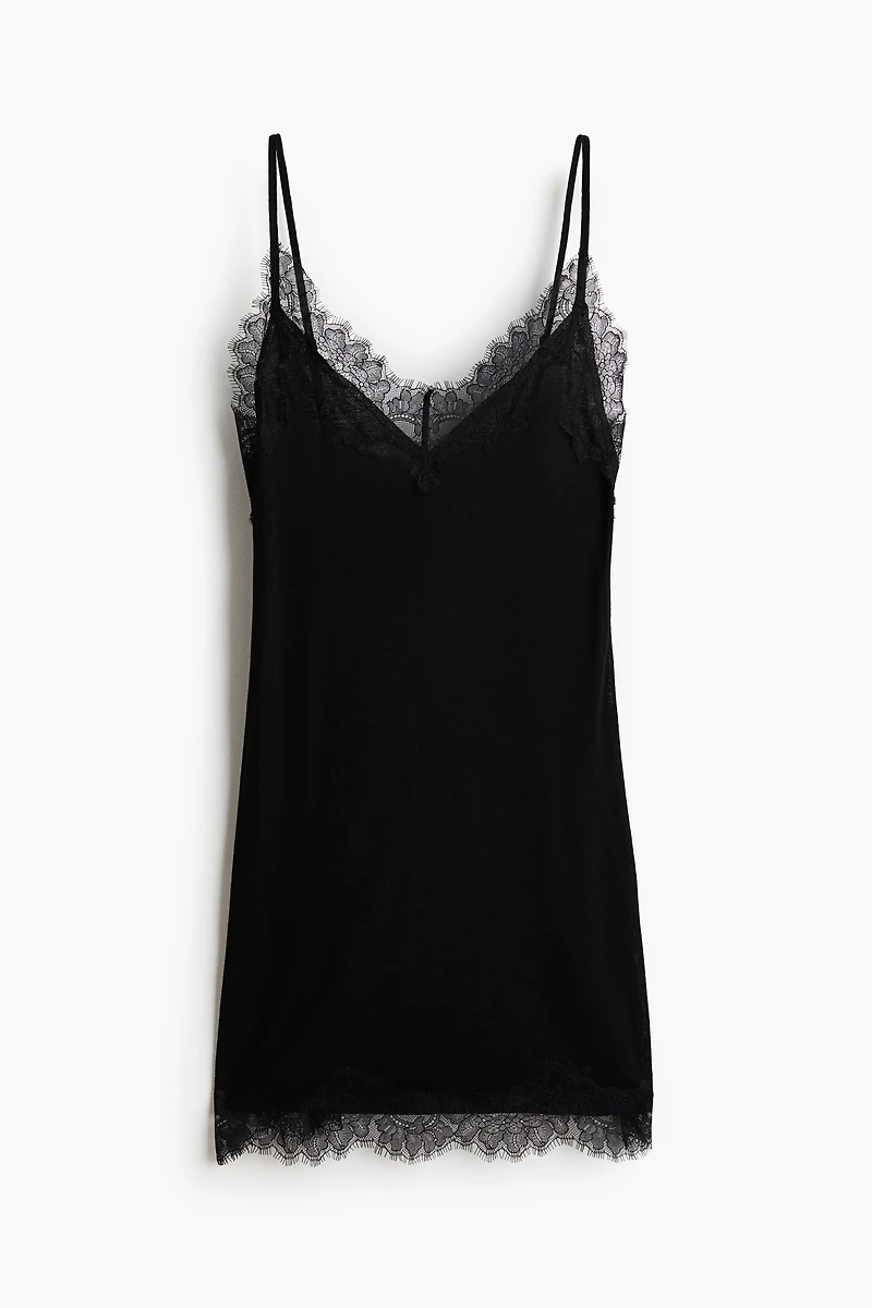 Lace-Trimmed Nightgown