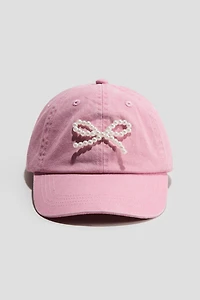 Casquette en coton avec boucle