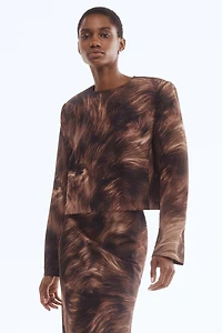 Top with Shoulder Pads