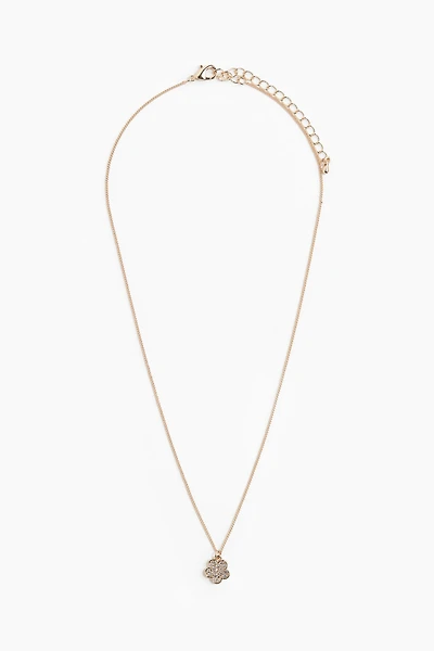 Rhinestone-Pendant Necklace