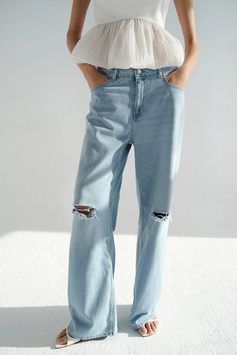 Baggy Regular Waist Jeans