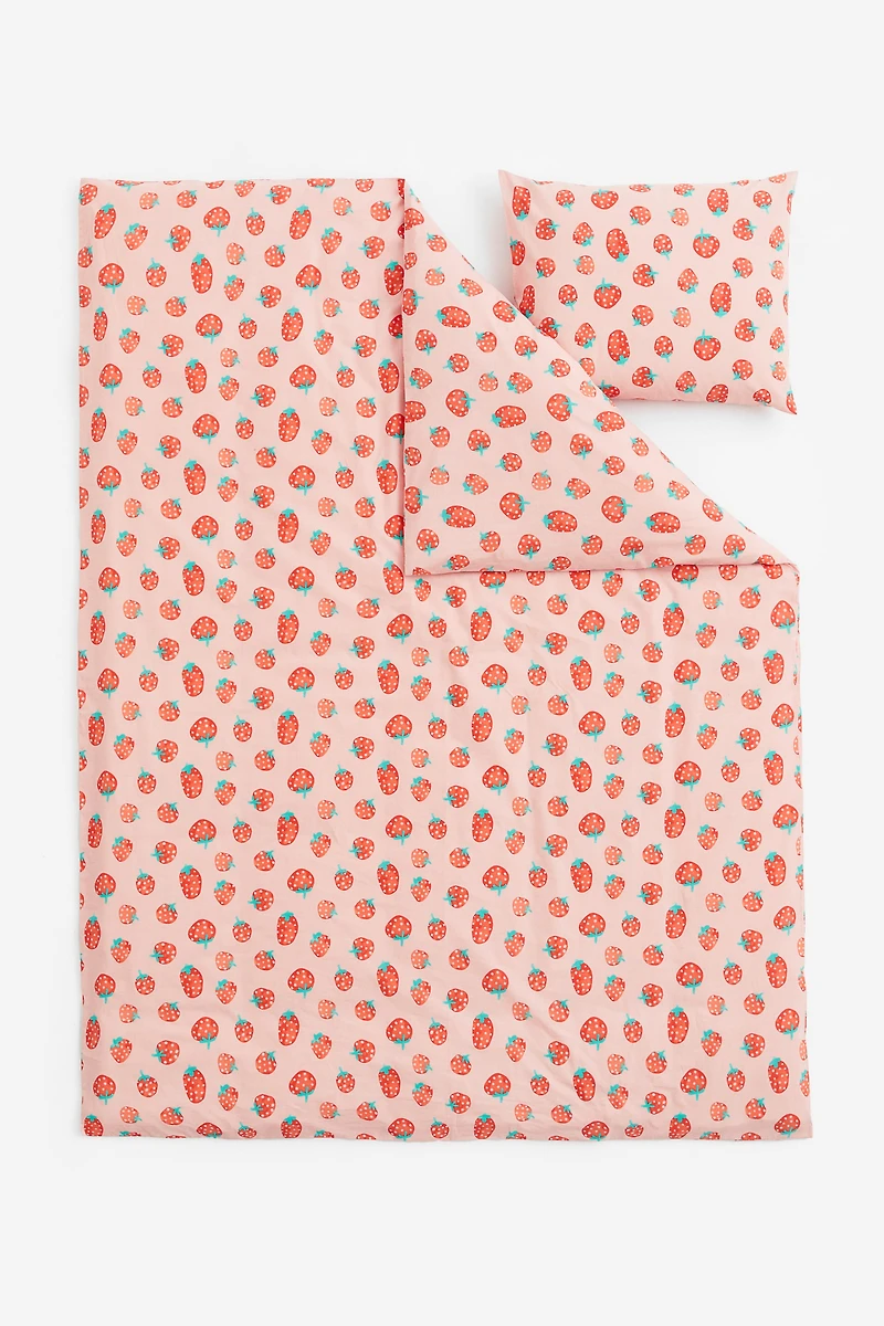 Patterned Twin Duvet Cover Set
