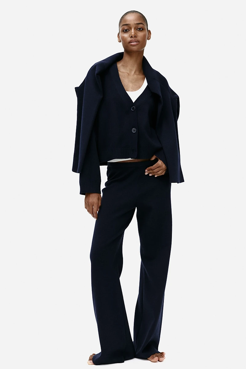 Fine-Knit Cardigan