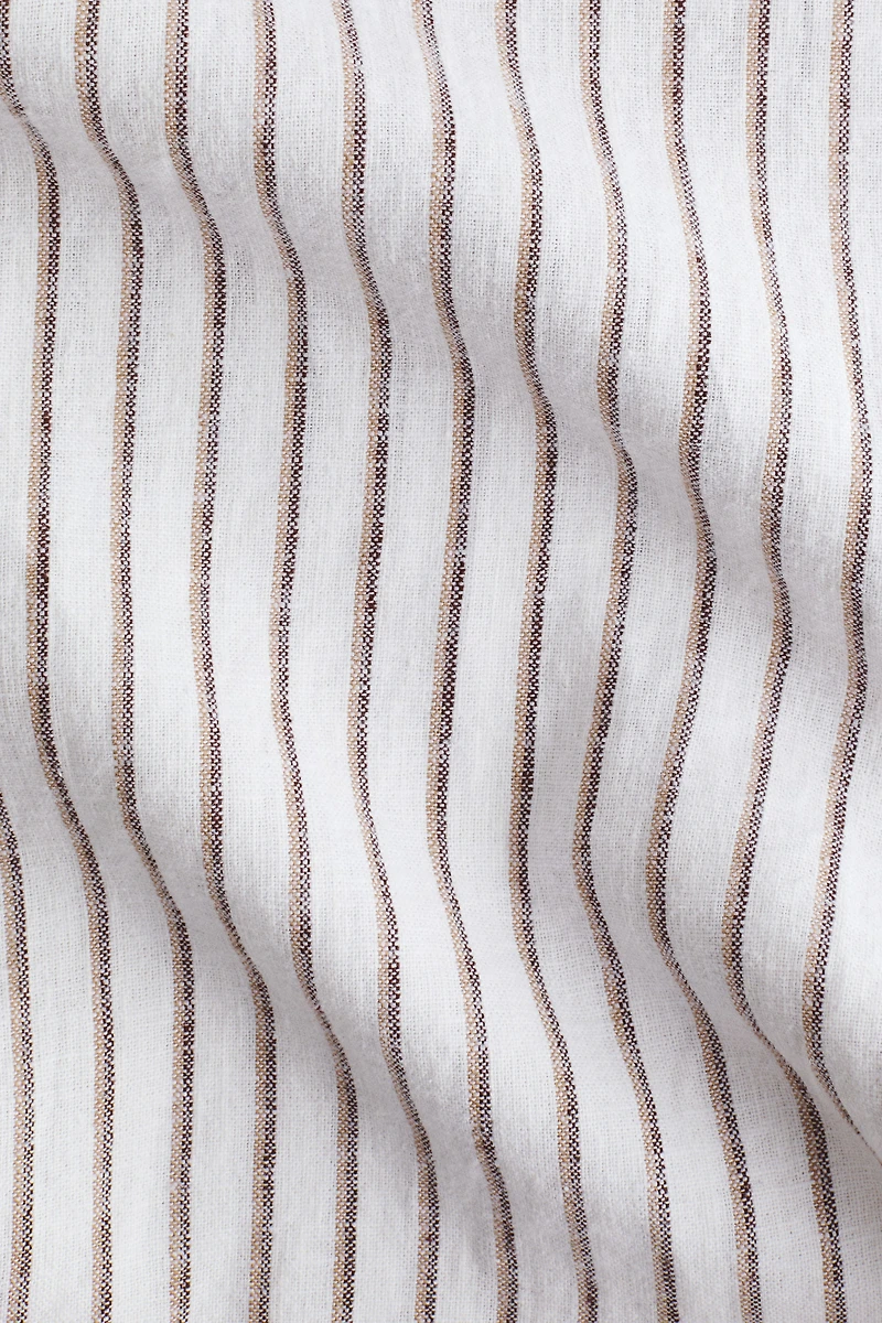 Relaxed-Fit Linen-Blend Pants