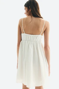 Embroidered-Detail Dress