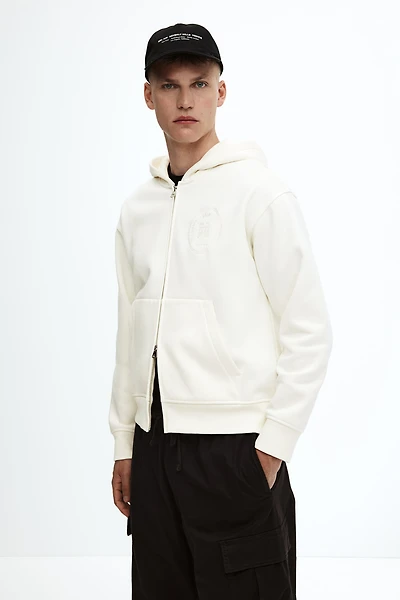 Loose-Fit Hooded Jacket