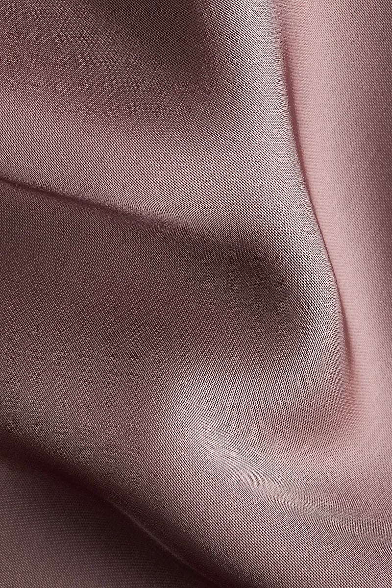 Jupe en sergé de satin