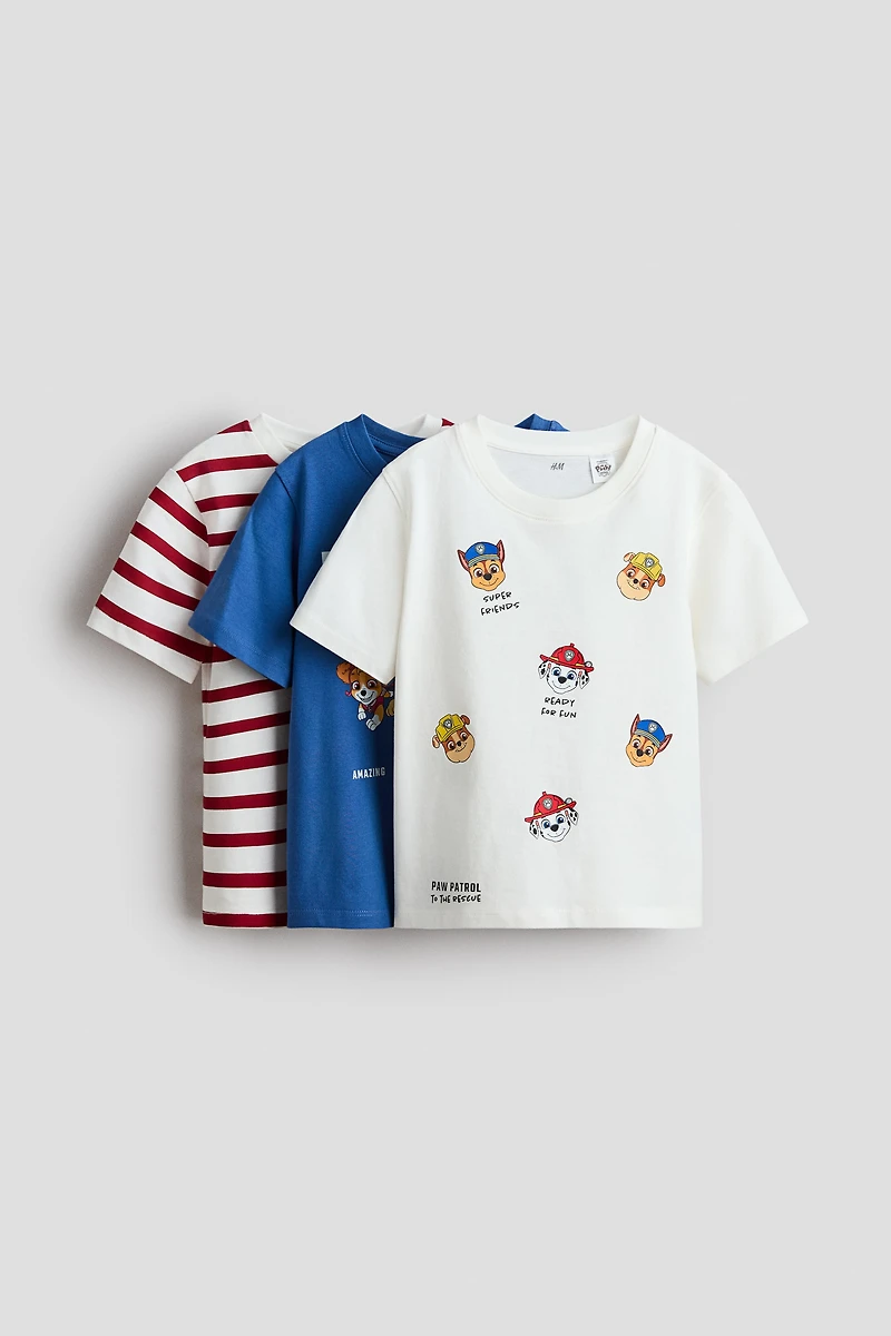 3-pack Printed T-shirts